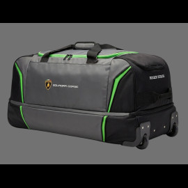 Lamborghini Trolley Squadra Corse Reisetasche Schwarz / Grau / Grün LC322104
