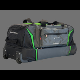 Lamborghini Trolley Squadra Corse Reisetasche Schwarz / Grau / Grün LC322104