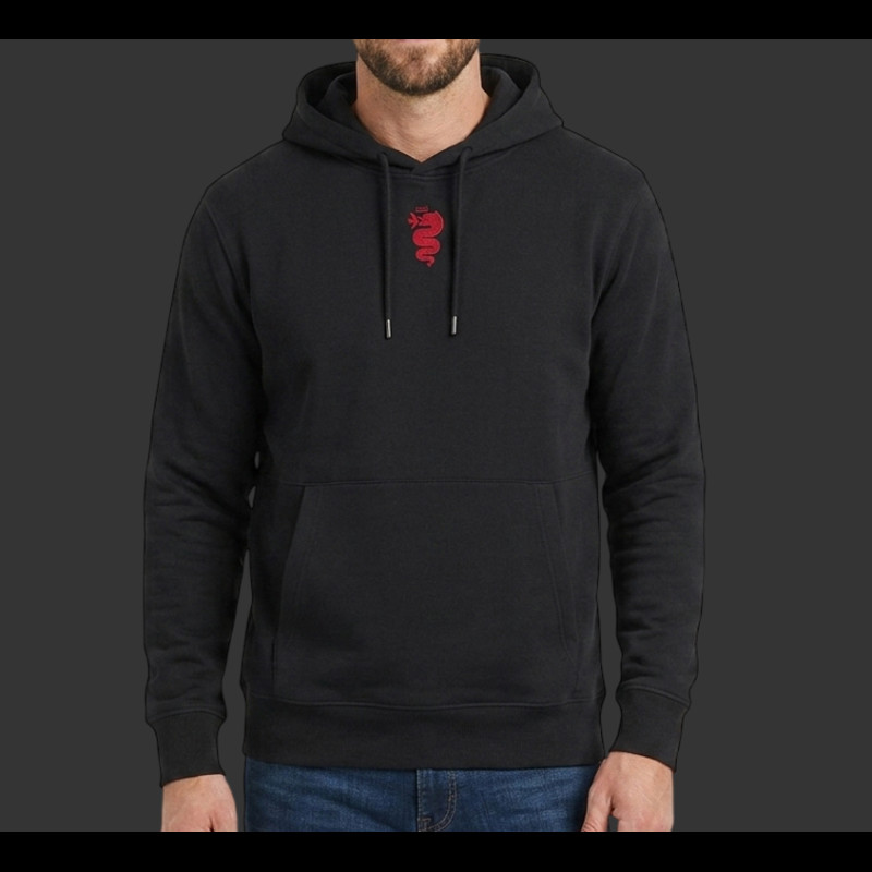 Alfa Romeo Kapuzenpullover Schwarz AR2202BK - Unisex