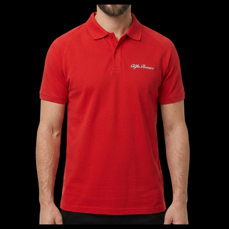 Alfa Romeo Poloshirt Classic Rot AR2101RE - Herren