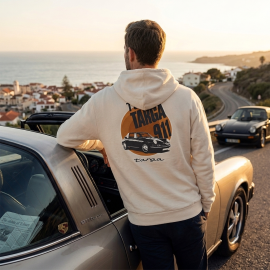 Porsche 911 Hoodie Targa 60 Years Puma Beige WAP112T60Y - Unisex