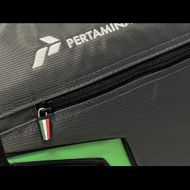 Lamborghini Shoulder Bag Squadra Corse Black / Grey / Green LC321904