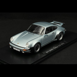 Porsche 911 Turbo 3.0 Typ 930 1976 Polar Silber 1/18 KK Scale KKDC180574