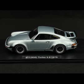 Porsche 911 Turbo 3.0 Typ 930 1976 Polar Silber 1/18 KK Scale KKDC180574