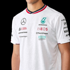 Mercedes T-Shirt Günstige AMG Petronas F1 Team Tommy Hilfiger Weiß 701227950-001- herren