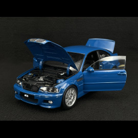 BMW M3 CSL E46 2000 Blau 1/18 Norev 183001