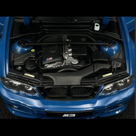 BMW M3 CSL E46 2000 Blue 1/18 Norev 183001