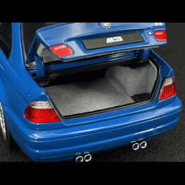 BMW M3 CSL E46 2000 Blue 1/18 Norev 183001
