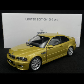 BMW M3 CSL E46 2000 Metallic-Gelb 1/18 Norev 183000