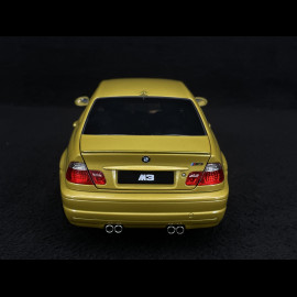 BMW M3 CSL E46 2000 Metallic Yallow 1/18 Norev 183000