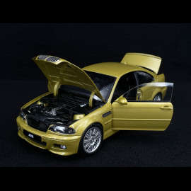 BMW M3 CSL E46 2000 Metallic Yallow 1/18 Norev 183000