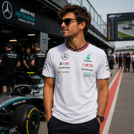 Mercedes T-shirt Low Cost AMG Petronas F1 Team Tommy Hilfiger White 701227950-001- men