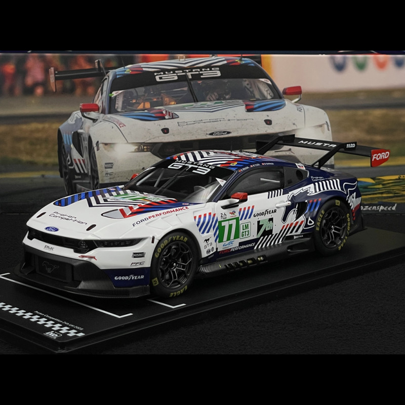 Ford Mustang GT3 n° 77 24h Le Mans 2025 1/18 Ixo LEGTMUS-LM25077