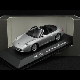 Porsche 911 Carrera 4 Cabriolet type 996 1997 silber grau 1/43 Minichamps WAP02008412