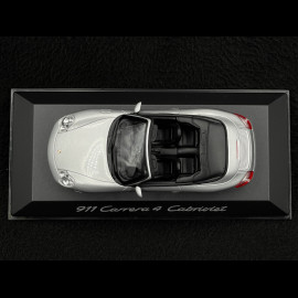 Porsche 911 Carrera 4 Cabriolet type 996 1997 silber grau 1/43 Minichamps WAP02008412
