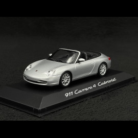 Porsche 911 Carrera 4 Cabriolet type 996 1997 silber grau 1/43 Minichamps WAP02008412