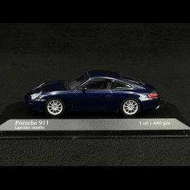 Porsche 911 Carrera 4 Phase II Type 996 2001 Lapisblau Metallic 1/43 Minichamps 400061021