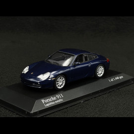 Porsche 911 Carrera 4 Phase II Type 996 2001 Lapisblau Metallic 1/43 Minichamps 400061021