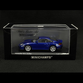 Porsche 911 Type 996 Turbo 1999 Prost Blue Metallic 1/43 Minichamps 430069301