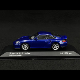 Porsche 911 Type 996 Turbo 1999 Prost Blau Metallic 1/43 Minichamps 430069301