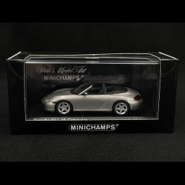 Porsche 911 Carrera 4S Cabriolet Type 996 2003 Meridiangrau Metallic 1/43 Minichamps 400062830