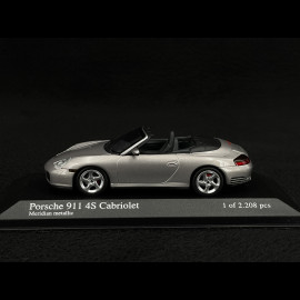 Porsche 911 Carrera 4S Cabriolet Type 996 2003 Meridiangrau Metallic 1/43 Minichamps 400062830