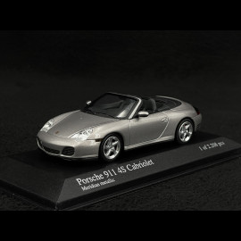 Porsche 911 Carrera 4S Cabriolet Type 996 2003 Meridian Grey Metallic 1/43 Minichamps 400062830