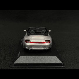 Porsche 911 Carrera 4S Cabriolet Type 996 2003 Meridiangrau Metallic 1/43 Minichamps 400062830