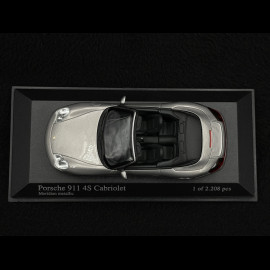 Porsche 911 Carrera 4S Cabriolet Type 996 2003 Meridiangrau Metallic 1/43 Minichamps 400062830