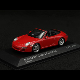 Porsche 911 type 997 Carrera S Cabriolet mk1 2005 guards red 1/43 Minichamps 400063030