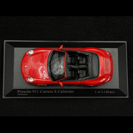 Porsche 911 type 997 Carrera S Cabriolet mk1 2005 guards red 1/43 Minichamps 400063030