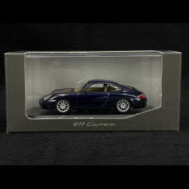 Porsche 911 type 996 Carrera phase II 2002 Lapis blue 1/43 Minichamps WAP02007812