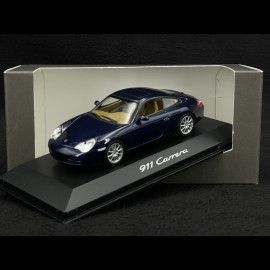 Porsche 911 typ 996 Carrera phase II 2002 Lapis blau 1/43 Minichamps WAP02007812