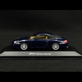 Porsche 911 typ 996 Carrera phase II 2002 Lapis blau 1/43 Minichamps WAP02007812