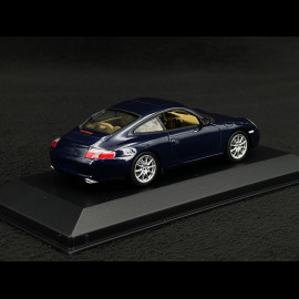 Porsche 911 typ 996 Carrera phase II 2002 Lapis blau 1/43 Minichamps WAP02007812