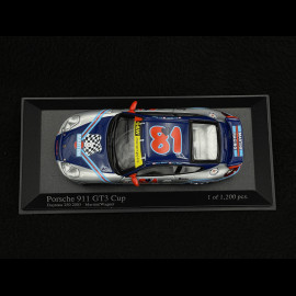 Porsche 911 GT3 Cup Type 996 n° 81 Martini Daytona 250 2003 1/43 Minichamps 400036981