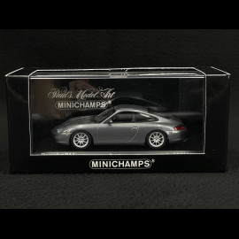 Porsche 911 type 996 Carrera Mk II 2001 sealgrey metallic 1/43 Minichamps 400061020