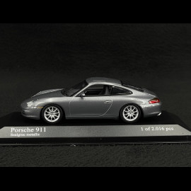 Porsche 911 typ 996 Carrera Mk II 2001 sealgrau metallic 1/43 Minichamps 400061020