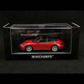 Porsche 911 Typ 996 Carrera 4S Cabriolet 2003 indischrot 1/43 Minichamps 400062831