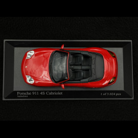 Porsche 911 Type 996 Carrera 4S Cabriolet 2003 guards red 1/43 Minichamps 400062831