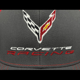 Chevrolet Corvette Hat Racing Official Trucker Grey / Red - unisex