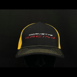 Chevrolet Corvette Hat Racing Official Trucker Black / Yellow - unisex
