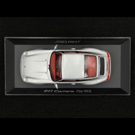 Porsche 911 Carrera Type 993 Silbergrau 1/43 Minichamps WAP02003597
