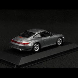 Porsche 911 Carrera 4S Typ 996 1999 Metallic Grau 1/43 Minichamps WAP02007612