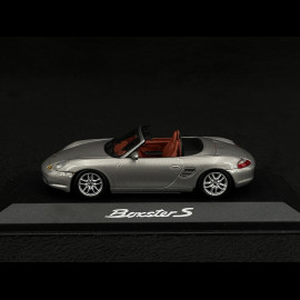 Porsche Boxster S Typ 986 2002 Silber Grau 1/43 Minichamps WAP02009113