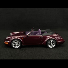 Porsche 911 Carrera 2 Typ 964 Turbo Look Cabriolet 1992 Metallic Amethyst 1/18 Norev 187141