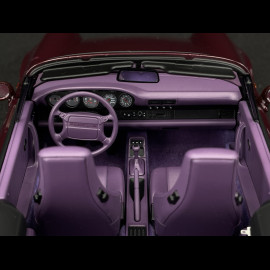 Porsche 911 Carrera 2 Typ 964 Turbo Look Cabriolet 1992 Metallic Amethyst 1/18 Norev 187141