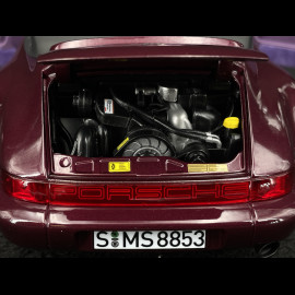 Porsche 911 Carrera 2 Typ 964 Turbo Look Cabriolet 1992 Metallic Amethyst 1/18 Norev 187141