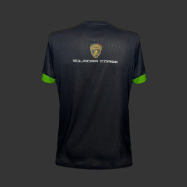 Lamborghini T-shirt Squadra Corse Black / Green 400023200001 - unisex