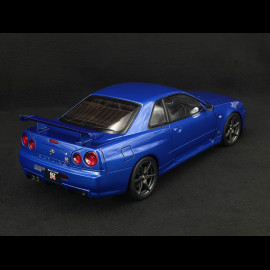 Nissan Skyline GT-R R34 V-Spec II 2001 Metallic Blau 1/12 KK Scale KKDC120211-1